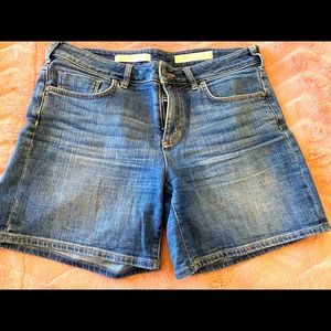 Pilcro and the Letterpress Denim Shorts High Rise